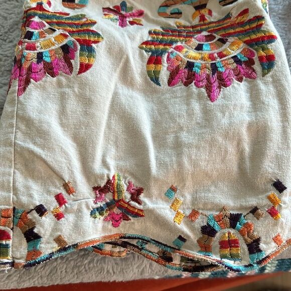 Corey Lynn Calter Multicolor Embroidered A-Line Skirt - Picture 9 of 11